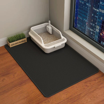 Cat Litter Mat Double Layer Waterproof Urine Proof Trapping Mat