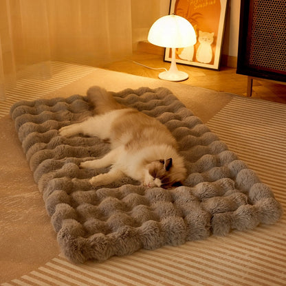 Fluffy Dog Cat Bed Mat Rug