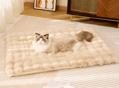 Fluffy Dog Cat Bed Mat Rug