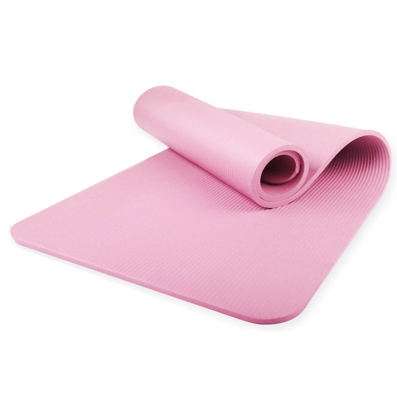 Extra Thick NBR Yoga Mat with Carrying Strap- Eco Friendly SGS