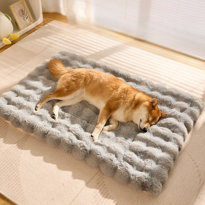 Fluffy Dog Cat Bed Mat Rug